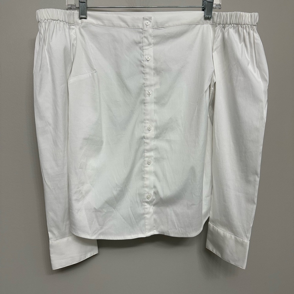 White Off-Shoulder Blouse